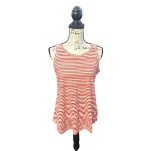 Cabi Red & White Striped Tank Top - Size S
